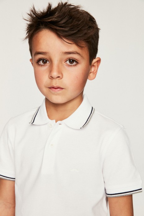 Polo Filipinas Kids - BLANCO