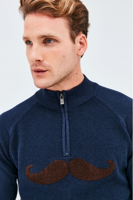 Jersey media cremallera...