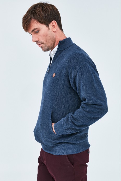 Jersey media cremallera...