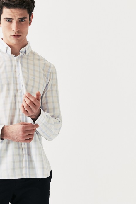 Camisa sport cuadro s/...