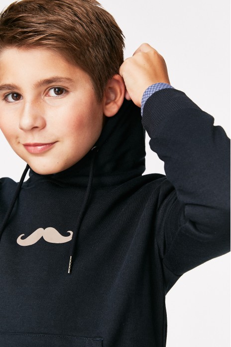 Sudadera niño lisa con...