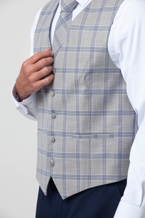 Chaleco de vestir cuadros...