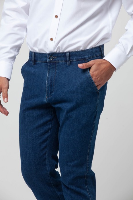 Pantalón denim s/ Jeans...