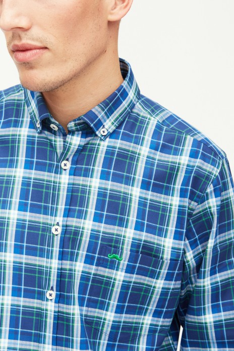 Camisa Sport Cuadros -...