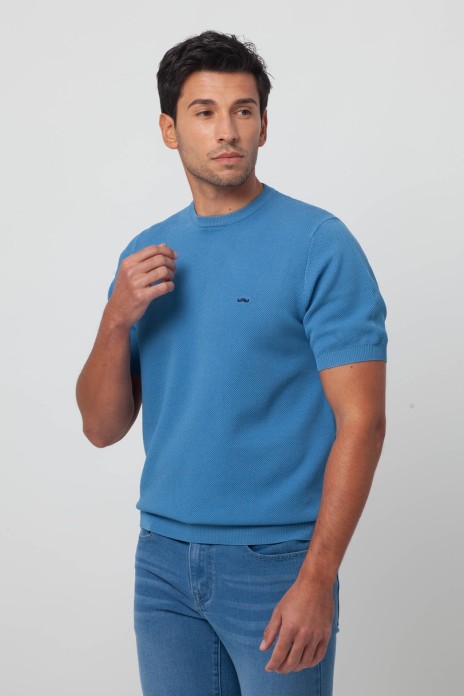 Polo punto m/c cuello caja...