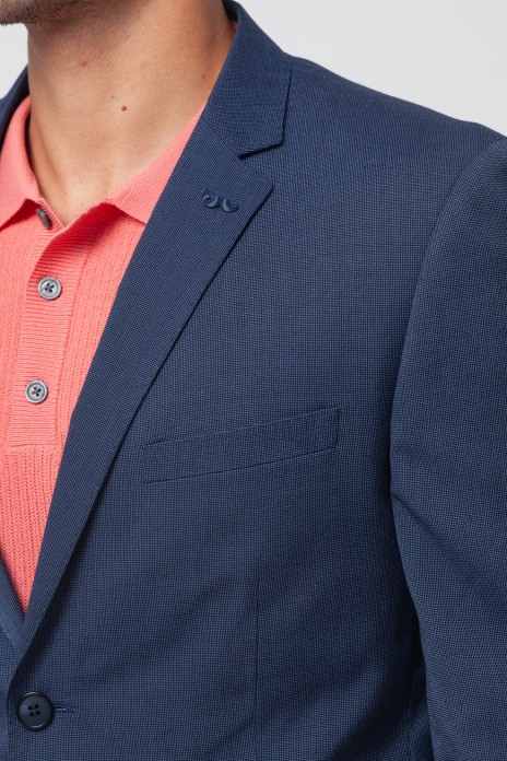 Traje falso liso con...