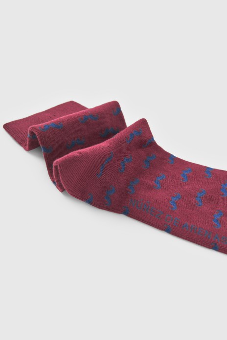 Calcetines Bigotes - ROJO-...