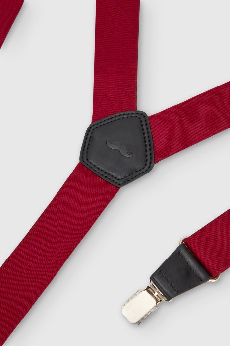 Tirantes Lisos - ROJO- GRANATE