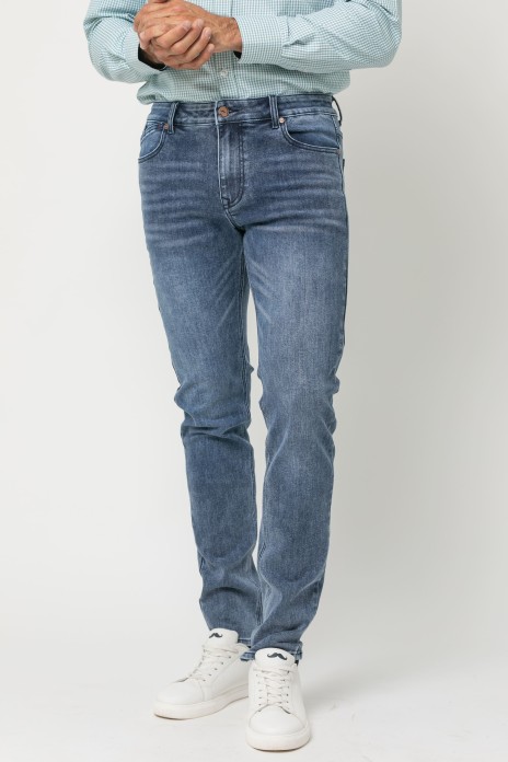 Pantalón denim s/ Draco...