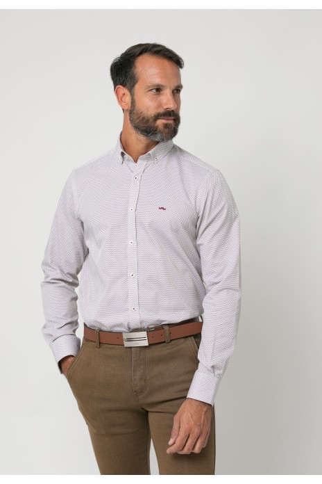 Camisa estampada s/ Alfa...