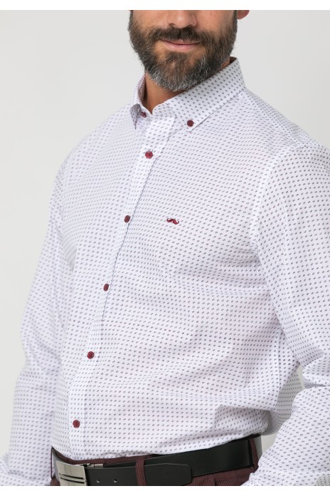 Camisa sport estampada s/...