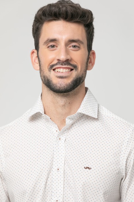 Camisa estampada s/ Roca...