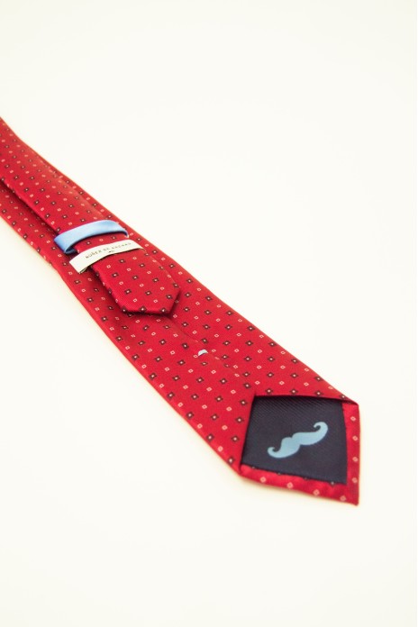 Corbata ancha s/ Canis - ROJO