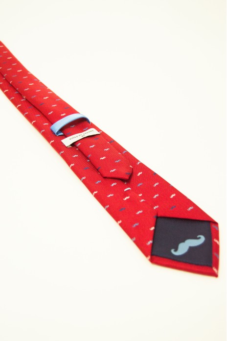 Corbata Bigotes - ROJO