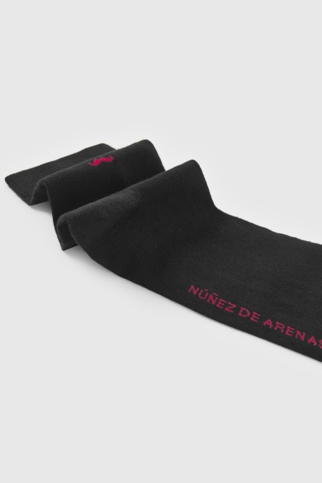 Calcetines liso Hilo - NEGRO