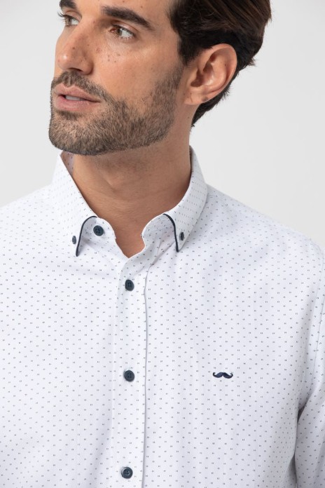 Camisa sport estampada s/...