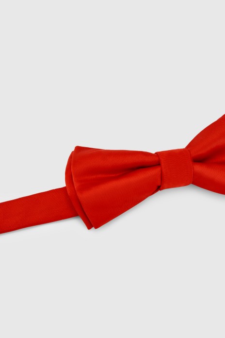 Pajarita raso lisa - ROJO-...