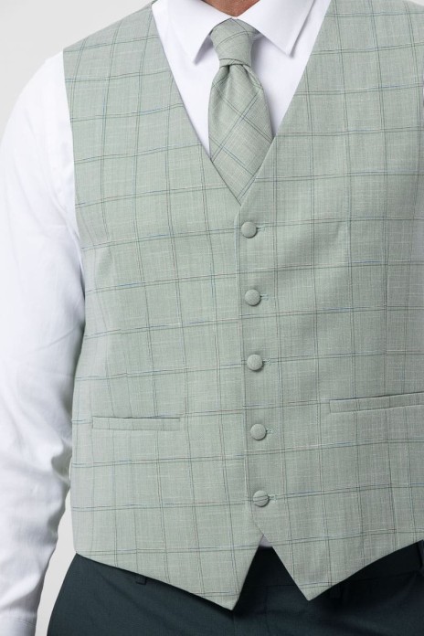 Chaleco vestir cuadro s/...