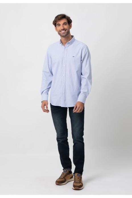 Camisa sport lisa s/ rico...