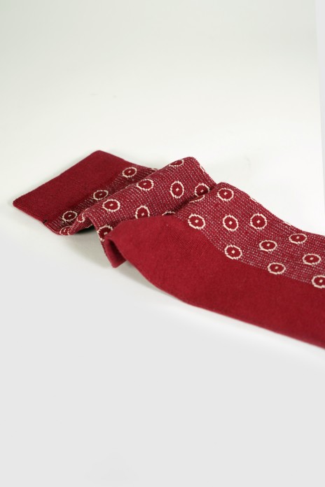 Calcetines Circulos - ROJO-...