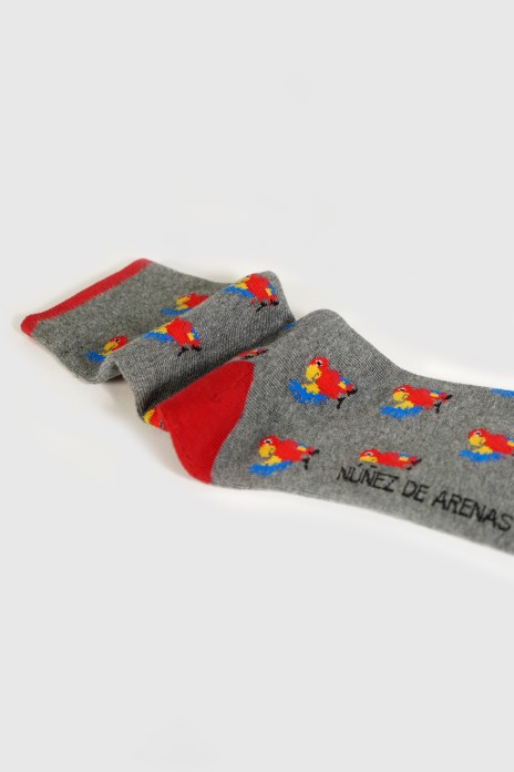 Calcetines loro - GRIS-...