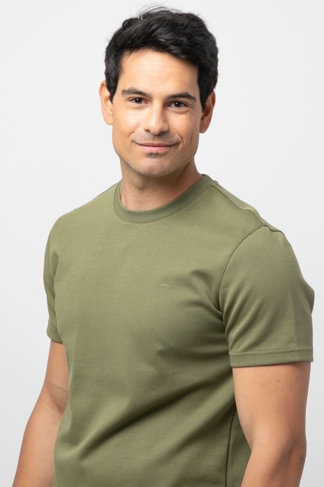 Camiseta m/c básica lisa s/...