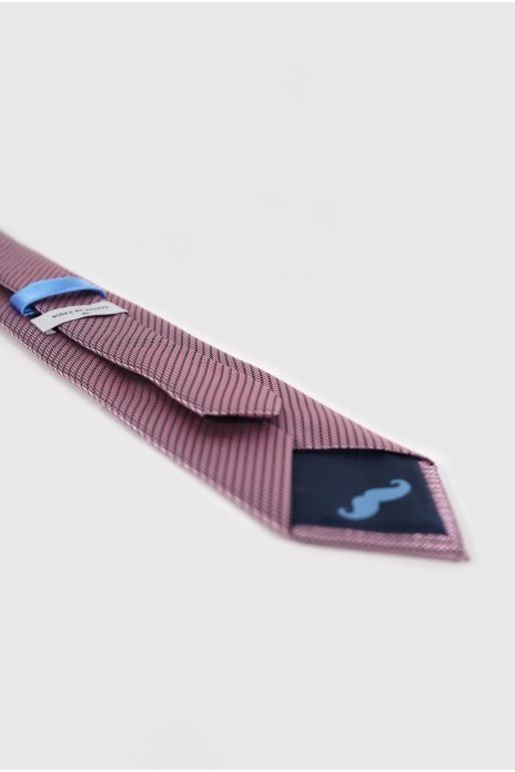Corbata ancha falso liso -...