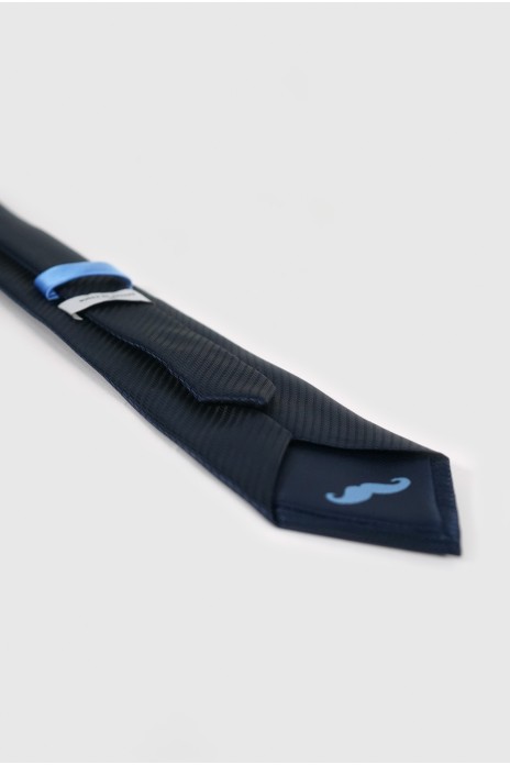 Corbata ancha falso liso -...
