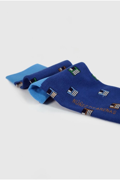 Calcetines disquete - AZUL