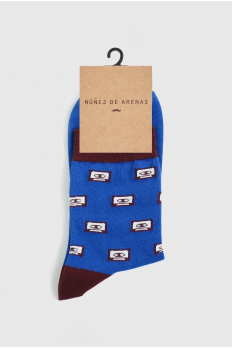 Calcetines casete - AZUL