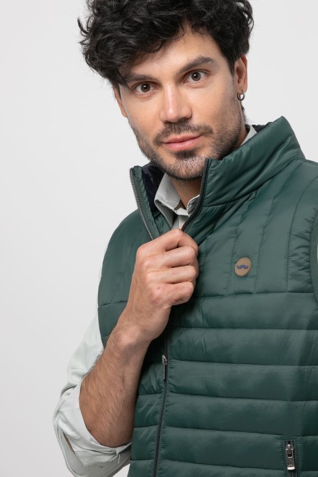 Chaleco nylon s/ Aman - VERDE