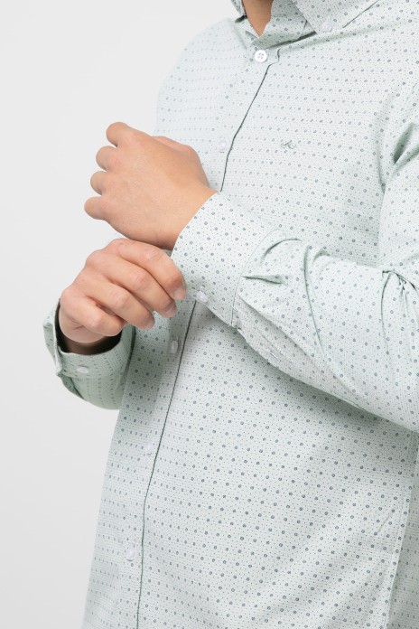 Camisa sport estampada s/...