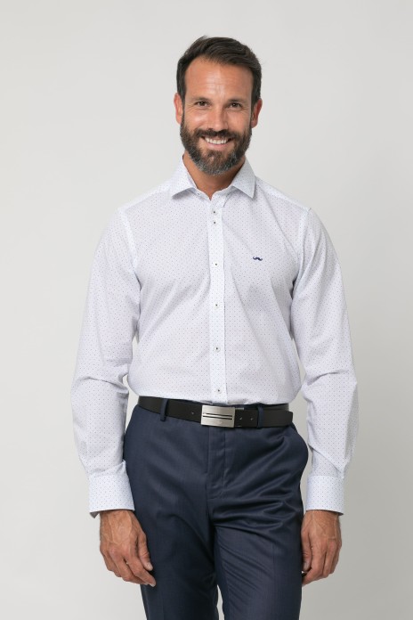 Camisa estampada s/ Aldrin...