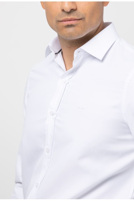 Camisa vestir s/ hip - BLANCO