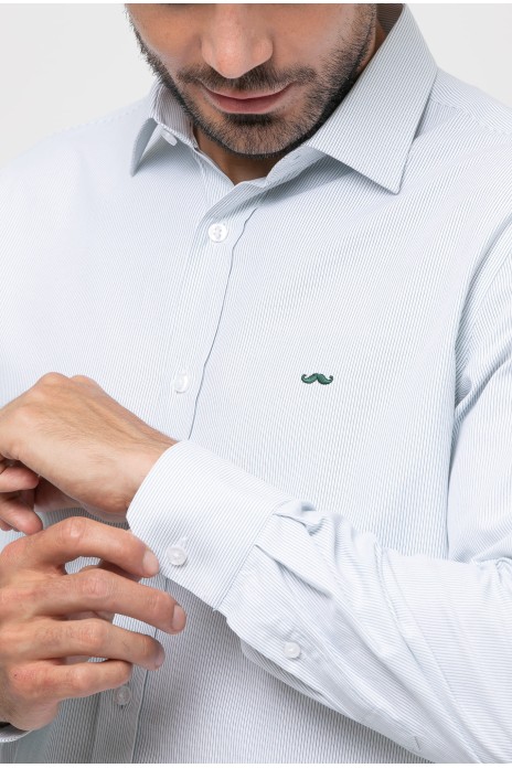 Camisa rayas s/ flamenco -...