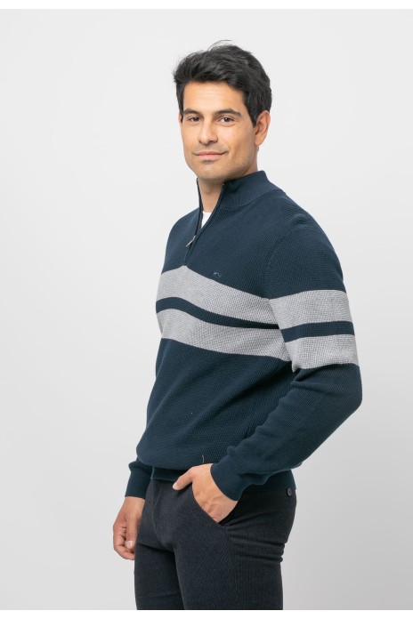 jersey media cremallera...