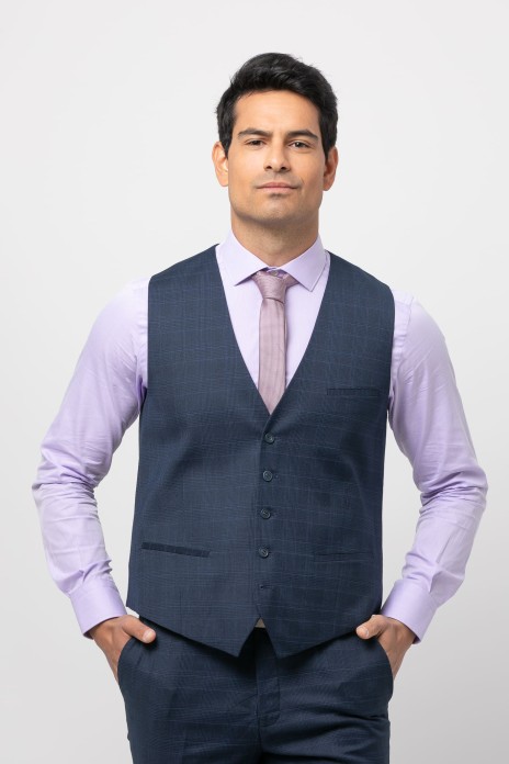 Chaleco de vestir cuadro s/...