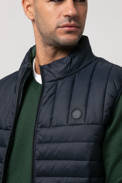 Chaleco nylon s/ aman -...