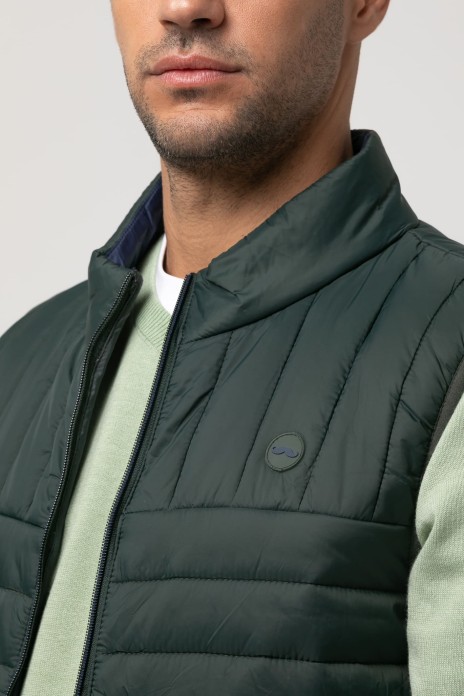 Chaleco nylon s/ aman - VERDE