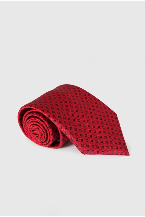 Corbata ancha fantasia - ROJO