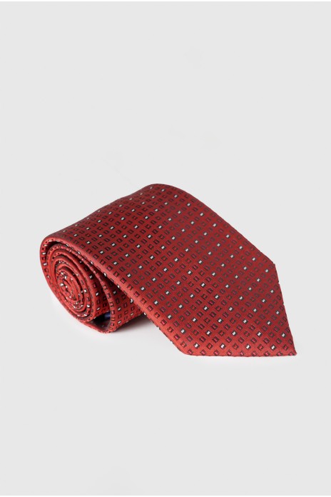 Corbata ancha fantasia - ROJO