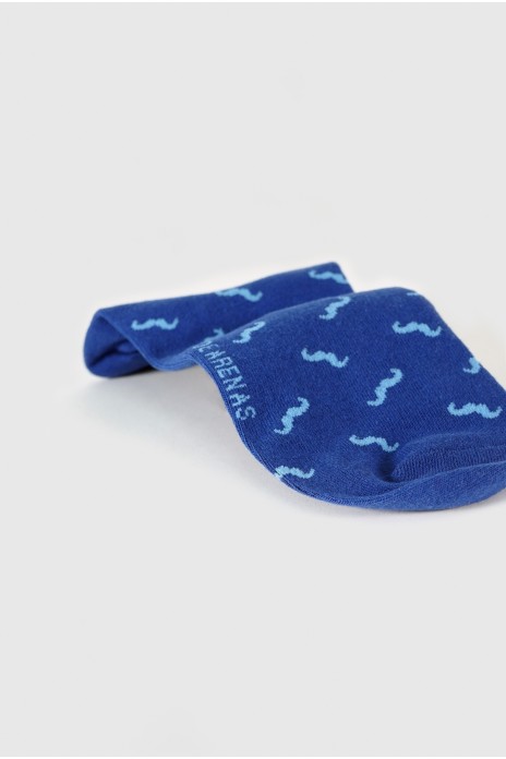 Calcetines cortos bigote -...