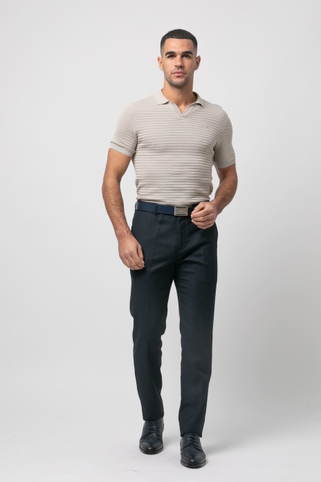 Pantalon vestir ensancha s/...