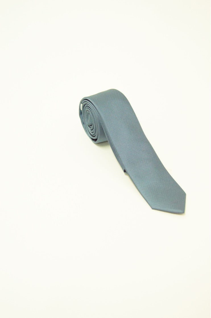 Corbata seda lisa estrecha s/ Vida