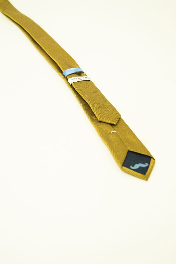 Corbata seda lisa estrecha s/ Vida