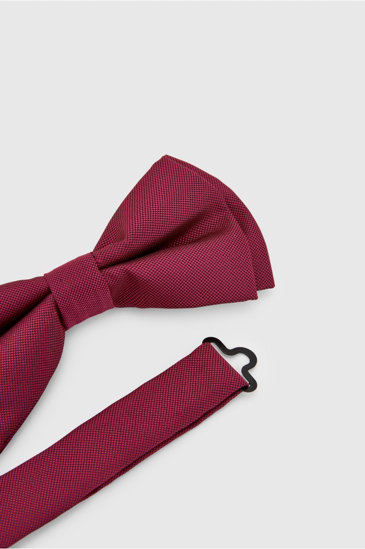 Pajarita puntillé lisa