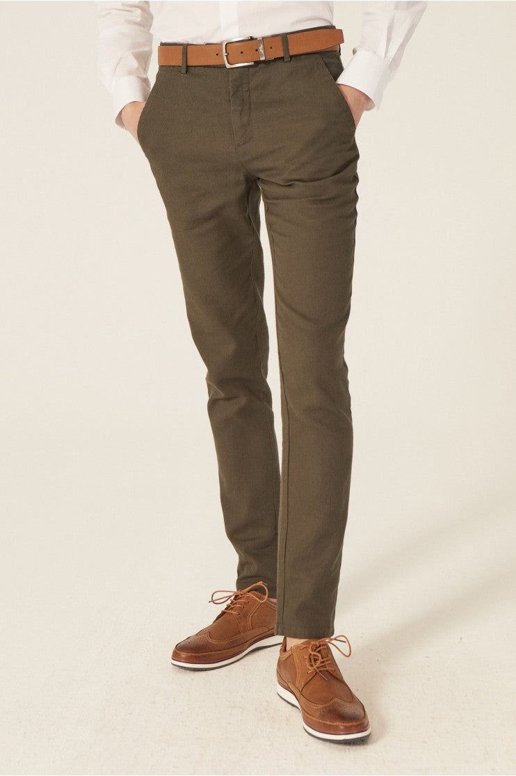 Pantalón de vestir Lino Algodón Outlet