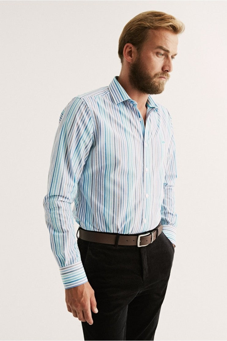 Camisa Rayas Moda Outlet