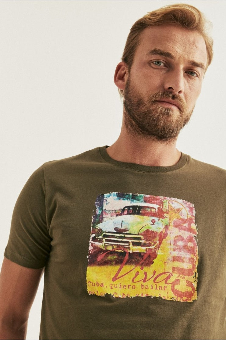 Camiseta Estampado Coche