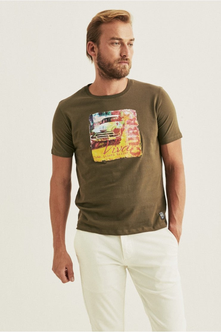 Camiseta Estampado Coche